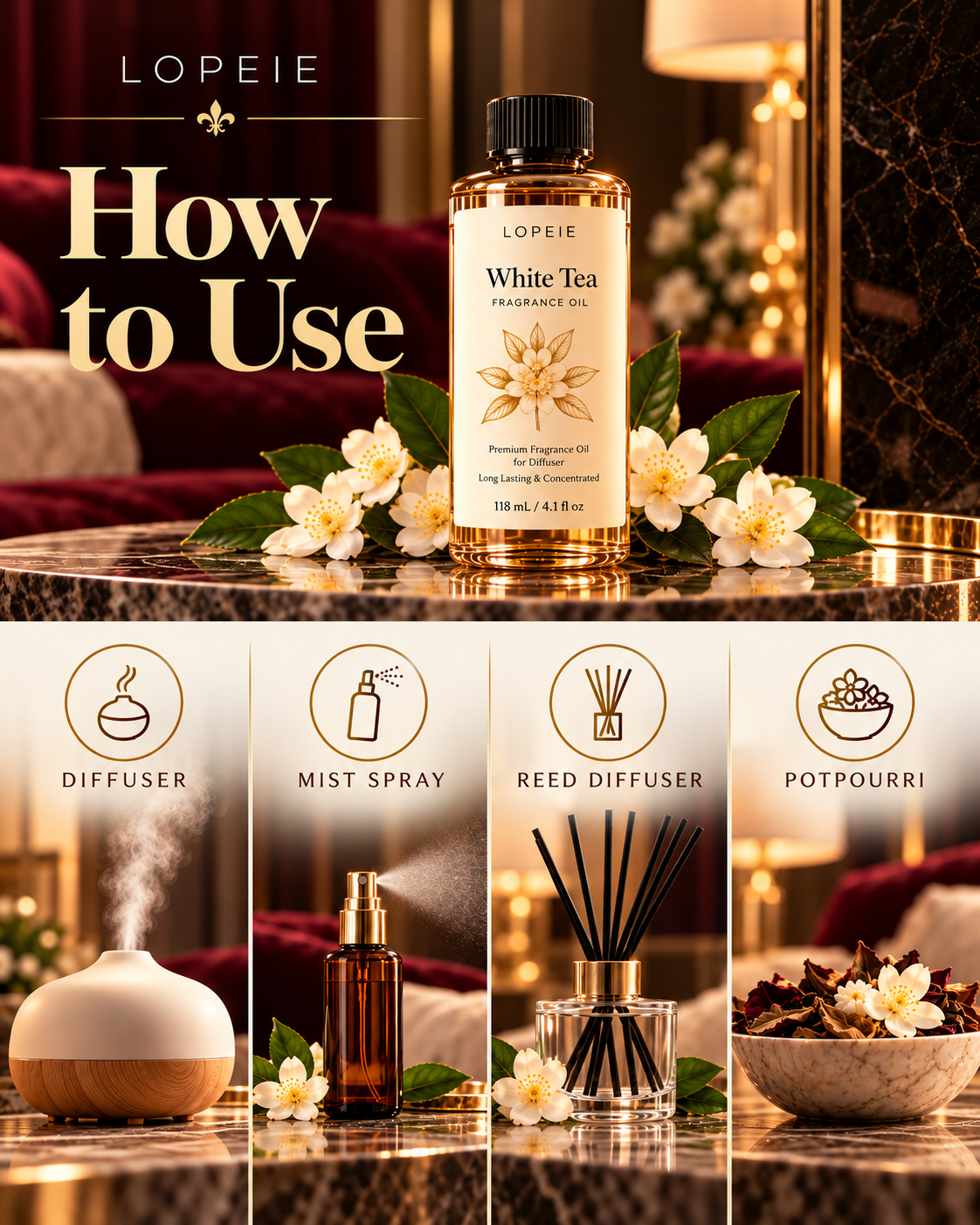 Luxury Hotel-Inspired Scent Diffuser