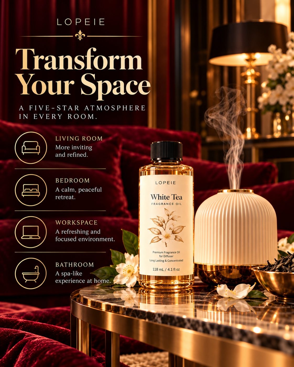 Luxury Hotel-Inspired Scent Diffuser